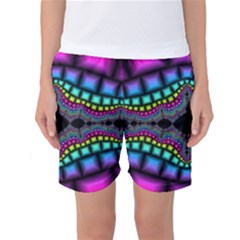 Fractal Art Artwork Digital Art Women s Basketball Shorts by Wegoenart