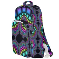 Fractal Art Artwork Digital Art Double Compartment Backpack