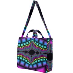 Fractal Art Artwork Digital Art Square Shoulder Tote Bag