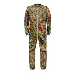 Wings Feathers Cubism Mosaic Onepiece Jumpsuit (kids) by Wegoenart