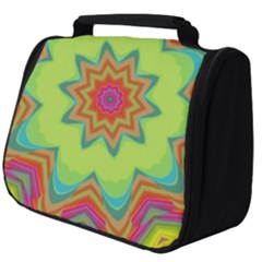 Abstract Art Abstract Background Green Full Print Travel Pouch (big)