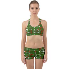 1960 s Christmas Background Back Web Gym Set