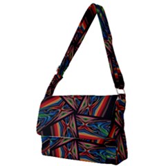 Abstract Art Pattern Full Print Messenger Bag