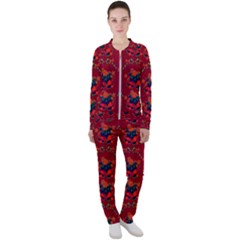 Christmas Pattern Casual Jacket And Pants Set