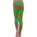 Abstract Art Abstract Background Pattern Kids  Lightweight Velour Classic Yoga Leggings View4