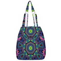 Abstract Art Background Center Zip Backpack