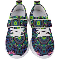 Abstract Art Background Kid s Velcro Strap Shoes