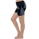 Christmas Tree Modern Background Lightweight Velour Yoga Shorts View2