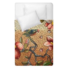 Flower Cubism Mosaic Vintage Duvet Cover Double Side (single Size) by Wegoenart