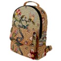 Flower Cubism Mosaic Vintage Flap Pocket Backpack (Small) View1