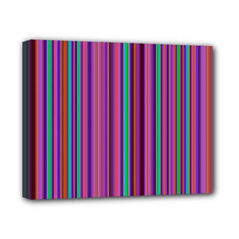 Stripes Wallpaper Texture Canvas 10  X 8  (stretched) by Wegoenart