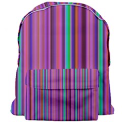 Stripes Wallpaper Texture Giant Full Print Backpack by Wegoenart