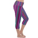 Stripes Wallpaper Texture Lightweight Velour Capri Yoga Leggings View3