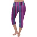 Stripes Wallpaper Texture Lightweight Velour Capri Yoga Leggings View4