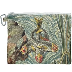 Fish Underwater Cubism Mosaic Canvas Cosmetic Bag (xxxl) by Wegoenart