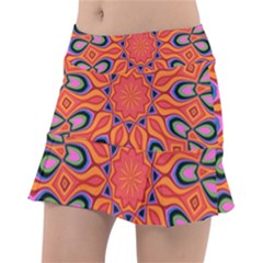 Art Abstract Background Pattern Tennis Skirt