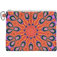 Art Abstract Background Pattern Canvas Cosmetic Bag (xxxl)