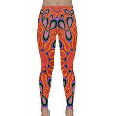 Art Abstract Background Pattern Lightweight Velour Classic Yoga Leggings