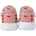 Fairisle Pattern Background Red Men s Velcro Strap Shoes View4