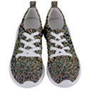 Background Cubism Mosaic Vintage Women s Lightweight Sports Shoes View1