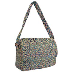 Background Cubism Mosaic Vintage Courier Bag