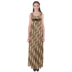 Woven Rope Texture Textures Rope Empire Waist Maxi Dress by Wegoenart