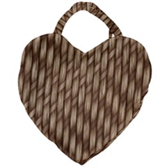 Woven Rope Texture Textures Rope Giant Heart Shaped Tote by Wegoenart