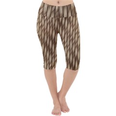 Woven Rope Texture Textures Rope Lightweight Velour Cropped Yoga Leggings