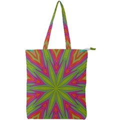 Abstract Art Abstract Background Double Zip Up Tote Bag