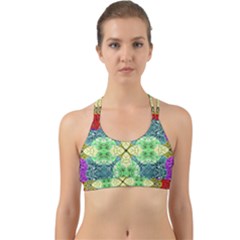 Flower Design Design Artistic Back Web Sports Bra by Wegoenart