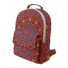 Art Abstract Background Flap Pocket Backpack (large)