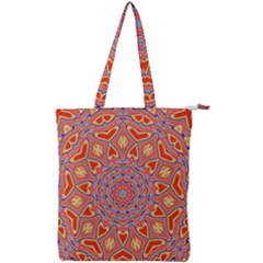 Art Abstract Background Double Zip Up Tote Bag