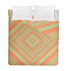 Geometric Art Abstract Background Duvet Cover Double Side (full/ Double Size) by Wegoenart