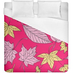 Autumn Dried Leaves Dry Nature Duvet Cover (king Size) by Wegoenart