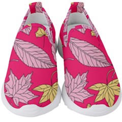 Autumn Dried Leaves Dry Nature Kids  Slip On Sneakers