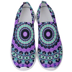 Abstract Art Background Men s Slip On Sneakers