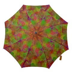 Easter Egg Colorful Texture Hook Handle Umbrellas (small) by Wegoenart