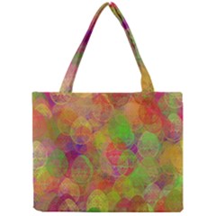 Easter Egg Colorful Texture Mini Tote Bag by Wegoenart