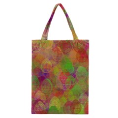 Easter Egg Colorful Texture Classic Tote Bag by Wegoenart