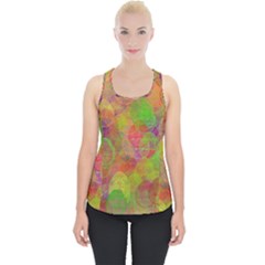 Easter Egg Colorful Texture Piece Up Tank Top by Wegoenart