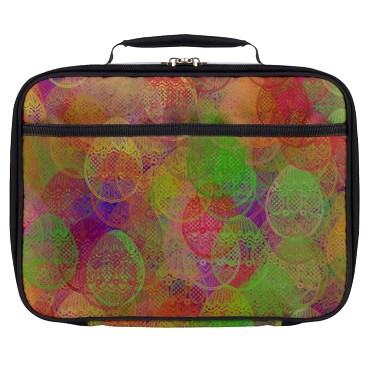 Easter Egg Colorful Texture Full Print Lunch Bag