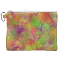 Easter Egg Colorful Texture Canvas Cosmetic Bag (xxl) by Wegoenart