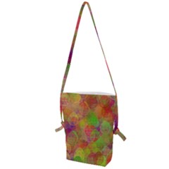 Easter Egg Colorful Texture Folding Shoulder Bag