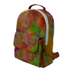 Easter Egg Colorful Texture Flap Pocket Backpack (large)