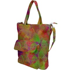 Easter Egg Colorful Texture Shoulder Tote Bag by Wegoenart