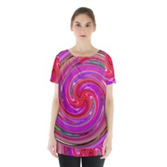 Abstract Art Abstract Background Skirt Hem Sports Top by Wegoenart