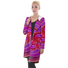 Abstract Art Abstract Background Hooded Pocket Cardigan by Wegoenart