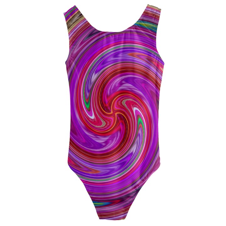 Abstract Art Abstract Background Kids  Cut-Out Back One Piece Swimsuit