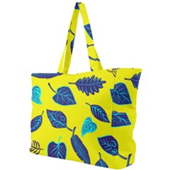 Leaves Pattern Picture Detail Simple Shoulder Bag