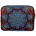 Abstract Art Blue Orange Make Up Pouch (Large) View2